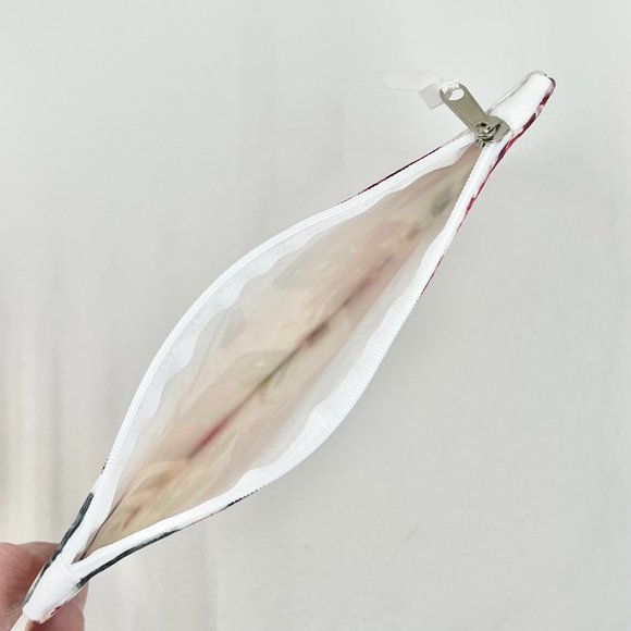 New / Handcrafted - Hand Decorated Cosmetic / Travel Zipper Pouch Bag - Picture 5 of 5